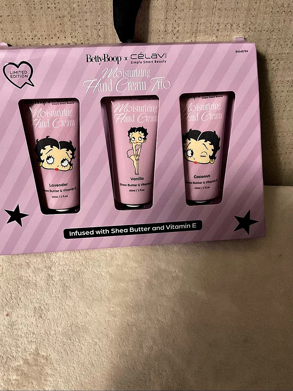 C2LAVI Betty Boop x C2LAVI Moisturizing Hand Cream Trio Hand Cream Trio Pink